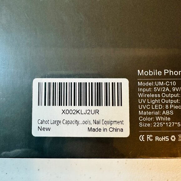 Mobile Phone Cell Phone Wireless Charging Sterilizing Box All purpose sanitizer - Picture 7 of 10